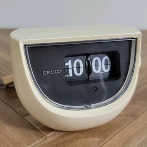 ◆激レア◆SEIKO セイコー DIGITAL CLOCK パタパタ時計 置時計 DZ 633 昭和レトロ ポップ 【1975年製】【動作確認済】【当時物】 240632