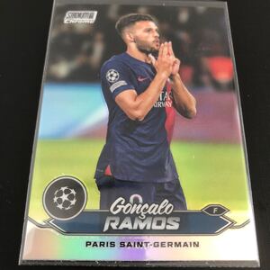 【2023-24 Topps stadium Chrome】GONCALO RAMOS PARIS SAINT-GERMAIN REFRACTOR