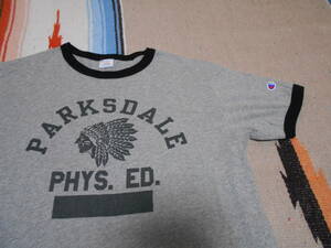 １９８０S チャンピオンCHAMPION PRODUCTS PARKDALE PHYSICAL EDUCATION VINTAGE Tシャツ フットボール ネイティブアメリカン インディアン