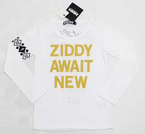 最終OFF【ZIDDY】130/ジデイ/Tシャツ/ホワイト