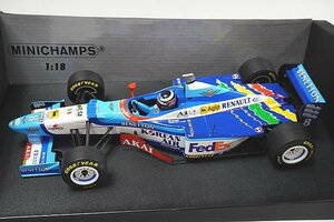 ミニチャンプス PMA 1/18 Benetton ベネトン B197 ルノー G.ベルガー 1997 #8 180970008