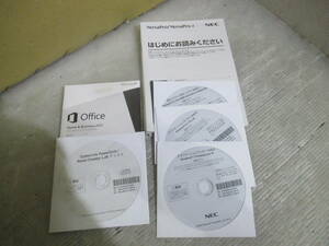 「CD3/NV01」★NEC VersaPro/J 再セットアップ用ディスクセット とMicrosoft Office Home ＆ Business 2013プロダクトキー付属★