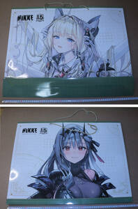 非売品■1.5thアニバーサリー■NIKKE/ニケ勝利の女神/モダニア/クラウン■ニコニコ超会議2024両面68×52㎝大型ショッパー紙袋カバン/バッグ