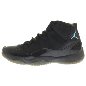 ナイキ Air Jordan 11 Gamma 378037 006 エアジョーダン11 ガンマ ローカットスニーカー ブラックUS11/29cm