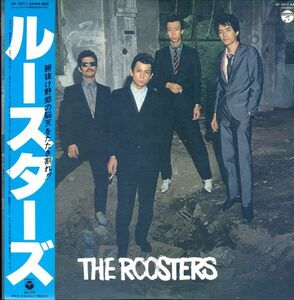レア！初回帯付きLP！ルースターズ / The Roosters 1980年【Columbia / AF-7017-AX】名盤 インサート入り 大江慎也 R&R パンク