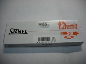 送料格安　110円　新品メーターポジション球バルブ　12V1.7W　T5　ウェッジ球　スタンレー　STANLEY　WB572