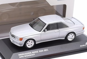 ソリド　1/43　メルセデスベンツ・560SEC AMG WideBody 　silver　2008