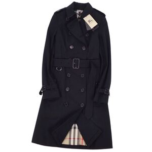 未使用 バーバリー BURBERRY コート サンドリンガム SANDRINGHAM トレンチコート アウター レディース UK2(S) 英国製 cf12om-rm07r07616