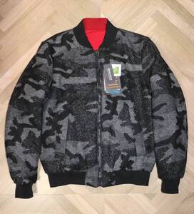 特価即決【新品】 WOOLRICH ★ リバーシブル CRUISER BOMBER ジャケット (EUR Sサイズ) ★ ウールリッチ カモフラ ボマージャケット 併