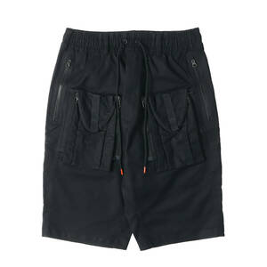 NIKE ナイキ パンツ サイズ:M NikeLab ACG ストレッチ イージーショーツ DEPLOY CARGO SHORT ブラック 黒 ボトムス ズボン ショートパンツ