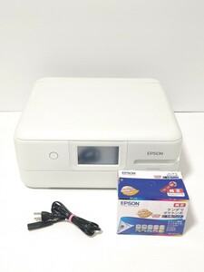 EW-M752TW EPSON エプソン エコタンク プリンター 総印刷枚数1980枚 インクジェット複合機 WiFi USB 新品未開封純正インクセット付属 美品