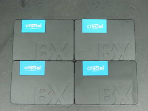 【4台まとめ売り/検品済み】crucial BX500 SSD 120GB CT120BX500SSD1 (使用時間：2145h・5001h・20044h・24884h) 管理:タ-19