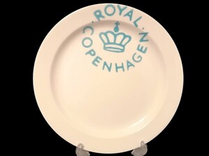 26CM 未使用◇自宅保管 ロイヤルコペンハーゲン ニューシグネチャー ブルー プレート ROYAL COPENHAGEN