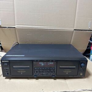 あ-4303）SONY カセットデッキ TC-WE675 ジャック品