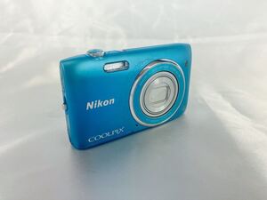 デジタルカメラ Nikon COOLPIX S3500 コンパクトデジタルカメラ オリエンタルブルー ニコン クールピクス ジャンク 0d