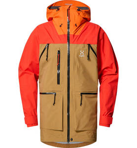 Haglofs(ホグロフス) ヴァッシ ゴアテックス プロ ジャケット Vassi GTX Pro Jacket Men Cinnamon Brown / Haban / M 新品未使用