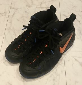 NIKE AIR FOAMPOSITE PRO KNICKS　ナイキ エアー フォームポジット プロ ニックス　US１０／２８．０cm　ハイカットスニーカー　ブラック