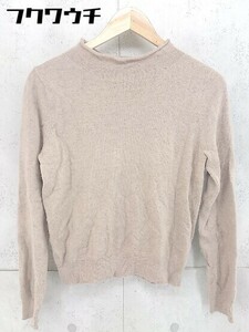 ◇ NATURAL BEAUTY BASIC ニット 長袖 セーター サイズM ブラウン レディース