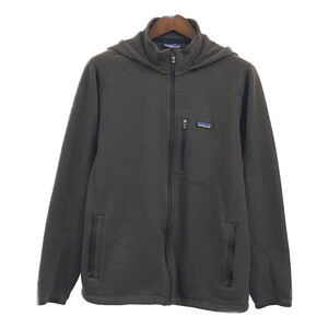 patagonia パタゴニア フーデッド ベターセーター フリースジャケット アウトドア ブラウン (メンズ XL) 中古 古着 Q5001