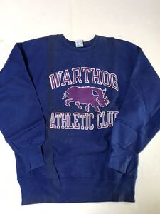 90s XL★CHAMPION チャンピオン リバースウィーブ REVERSE WEAVE スウェット トレーナー 刺繍タグ トリコタグ WARTHOG ATHLETIC CLUB