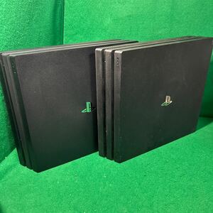 PS4Pro 本体/1TB ブラック SONY PlayStation4 CUH-7100B 7200動作確認済 動作良好　まとめて2台　１円スタート