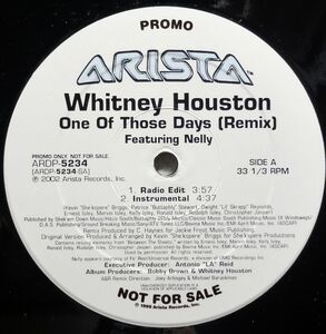 【Whitney Houston / One Of Those Days (Remix)】 [♪RQ]　(R6/12)