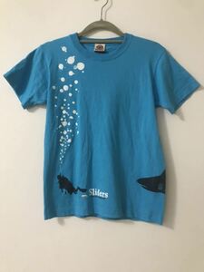 REDBROS. 半袖Tシャツ サメ XXS