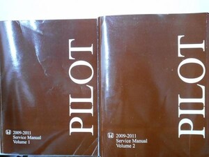 HONDA PILOT 2009-2011 Service Manual Vol.1-2 英語版　北米仕様