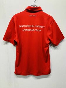 関東学院大学　ポロシャツ　UNDER ARMOUR/アンダーアーマー　赤／レッド 　サイズ　ＳＭ　半袖　全国送料一律210円　G22