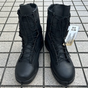 米軍　コンバットブーツ　ゴアテックス　ＧＯＲＥ－ＴＥＸ　１２R　３０cm　黒　ミリタリー　タグ付き