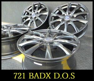 【721】FK210824▲BADX D,O,Sホイール▲16x6.5J 5穴 PCD1114.3 +38 4本 アルファード ヴェルファイア RAV4 エルグランドなど