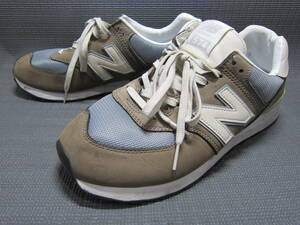 newbalance ニューバランス 574　ML574SRP　スニーカー　28.5cm　ブラウン×グレー　S2405D②