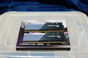 【中古】G.Skill　Trident Z Neo 32GB (16GBx2) DDR4 3200MHz【動作します】①