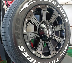 New!!LEXXEL DeathRock 200系 ハイエース TOYO H30 215/65R16 16インチ 新品 タイヤホイールセット 車検対応 バン規格