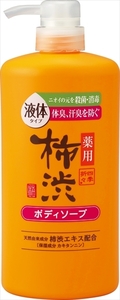 まとめ得 四季折々 薬用 柿渋 ボディソープ 本体 ６００ｍｌ 熊野油脂 ボディソープ x [10個] /h