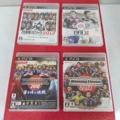 PS 3 ソフト 4点　野球 　サッカー 　バラ販売不可