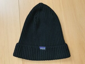 【良品】patagonia パタゴニア＊ニット帽＊黒