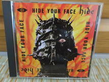 【セル版ソロデビューアルバムCD】『HIDE YOUR FACE』 HIDE/ヒデ X-JAPAN 約79分収録 DICE TELLME DOUBT