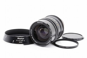 14735E ★山田さんチェック済み極上品!★ Mamiya N 65mm F4 L マミヤ 7 7II 用 フード付き!