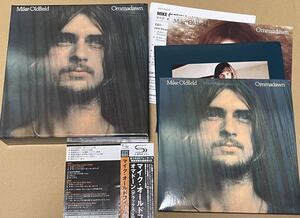 送料込 特典BOX付き SHM-CD Mike Oldfield - Ommadawn Deluxe Edition 国内盤 紙ジャケット 2CD+DVD / UICY91573