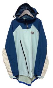 KITH キス マウンテンパーカー FURMAN JACKET プルオーバー フォーマン ジャケット ナイロン L ブルー 水色 ホワイト パーカー