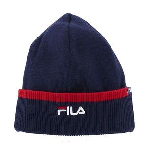 ●送料390円可能商品 フィラ ゴルフ FILA GOLF 新品 シンプル ニット帽 ビーニー 帽子 キャップ CAP 紺 ネイビー [782994NV1N] 一 七★QWER