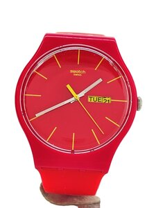 SWATCH◆クォーツ腕時計/アナログ/ラバー/suor704