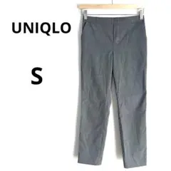 ユニクロ UNIQLO スラックス グレー S レディース シンプル オフィス