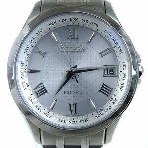 シチズン CITIZEN エクシード 腕時計 アナログ エコドライブ デイト CB1080-52A シルバーカラー ウォッチ ■SM1 メンズ