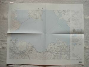 【地図】 揖屋 1：25,000 平成10年発行/ 島根 鳥取 東出雲町 造山古墳 馬潟湾 大海崎 大根島熔岩隧道 米子空港 美保基地 中国 国土地理院