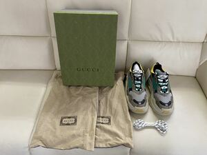 送料込み未使用品　GUCCI BALENCIAGA サイズ39 ザ ハッカー プロジェクト スニーカー トリプルS グッチ × バレンシアガ コラボ品