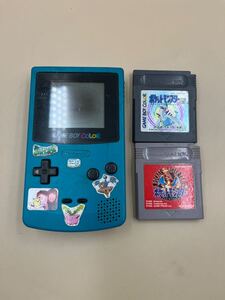 ゲームボーイカラー本体 CGB-001 パープル ゲームボーイカラー GBC ポケモン ポケットモンスター 銀 赤 Nintendo 任天堂 レトロ