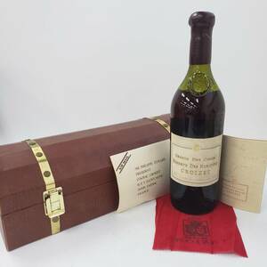 M37780(064)-510/TN50000　酒　※同梱不可 CROIZET GRANDE FINE COGNAC RESERVE DES HERITIERS クロアーゼ コニャック 40％ 700ml 木箱付き