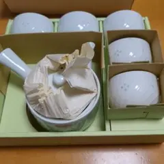 有田焼　ホタルレリーフ　急須茶器揃い